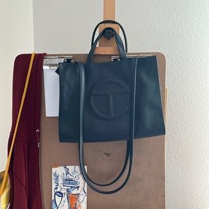 Used Medium Navy Telfar Bag